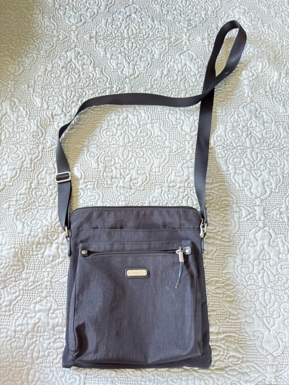 Baggallini Charcoal Gray Crossbody Bag